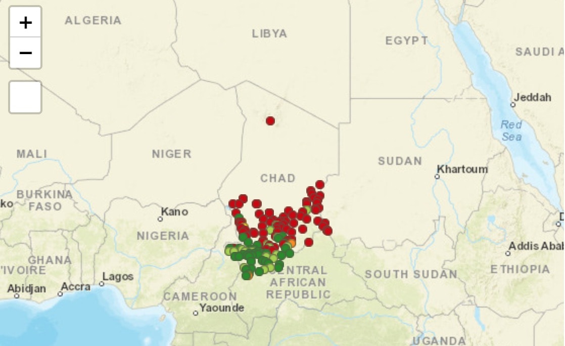 map of people groups in Chad